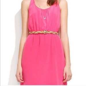 Broadway broom racerback silk party dress